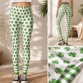 St. Patrick's Day Lucky Kleeblatt Leggings - Festi
