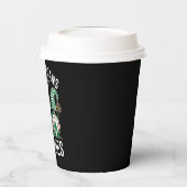 St Patricks Day Lucky Kleeblatt Leopard Gnomes Pappbecher (Links)