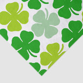 St. Patrick's Day Lucky Kleeblatt Seidenpapier (Ausschnitt)