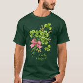 St Patrick's Day Lucky Kleeblatts Ristorante La La T-Shirt (Vorderseite)