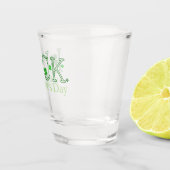 St Patrick's Day Lucky Kleeblatts Schnapsglas (Rechts)