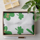 St. Patrick's Day Lucky Kleeblatts Seidenpapier (Geschenk)