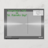 St. Patrick's Day Lucky Lil' Robo-x9 Postkarte (Rückseite)