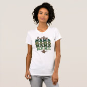 St. Patrick's Day Lucky Mama Clover Kleeblatt T-Shirt (Vorne ganz)