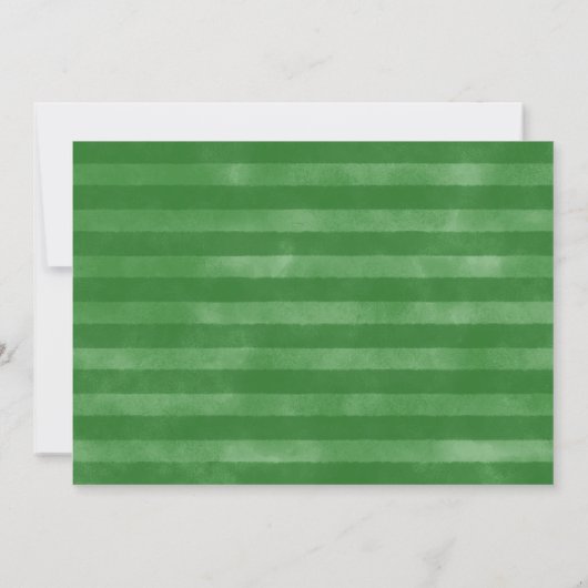 St Patricks Day Lucky ONE Einladung zum 1. Geburts (Rückseite)