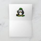 St. Patrick's Day Lucky Pinguin mit Pot Of Gold Karte (Innenseite)