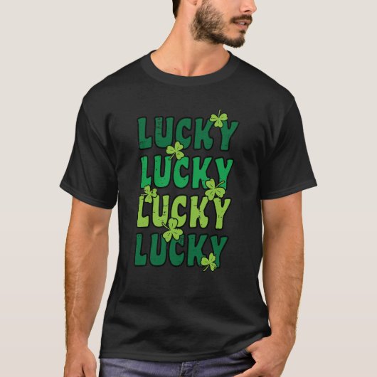 St Patricks Day Lucky Saint Paddys Pattys Men Wome T-Shirt (Vorderseite)