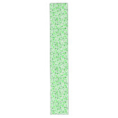St Patrick's Day Lucky Shamrocks Confetti Pattern Großer Tischläufer (Vorderseite)