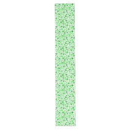 St Patrick's Day Lucky Shamrocks Confetti Pattern Großer Tischläufer