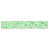 St Patrick's Day Lucky Shamrocks Confetti Pattern Großer Tischläufer (Horizontal)