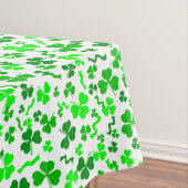St Patrick's Day Lucky Shamrocks Confetti Pattern Tischdecke (Beispiel)