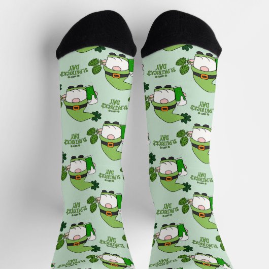 St. Patrick's Day Lucky Socks Socken (Oben)