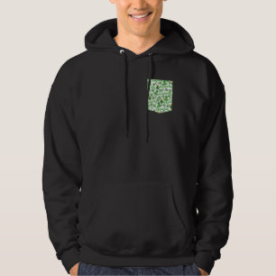 St Patrick's Day Lucky Tasche voller Kleeblätter g Hoodie