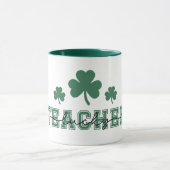 St. Patricks Day Lucky Teacher Tasse (Zentrum)