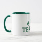 St. Patricks Day Lucky Teacher Tasse (Links)