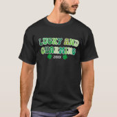St Patrick's Day Lucky und charmanter T - Shirt (Vorderseite)