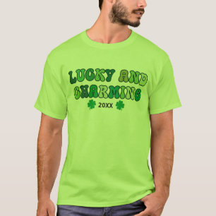St Patrick's Day Lucky und charmanter T - Shirt