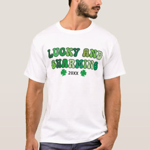 St Patrick's Day Lucky und charmanter T - Shirt