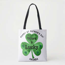 St. Patrick's Day Lucky und gesegnete Tasche