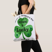 St. Patrick's Day Lucky und gesegnete Tasche (Von Nahem)
