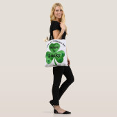 St. Patrick's Day Lucky und gesegnete Tasche (Am Model)