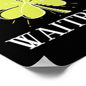 St Patricks Day Lucky Waitress Gift Poster (Ecke)