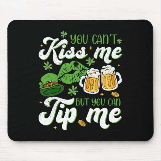St. Patrick's Day Lustige Kellnerin Byrtender Kell Mousepad (Vorne)