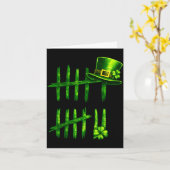 St. Patricks Day lustiger Sechs Sieben Meme 67 6 7 Karte (Gelbe Blume)