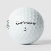 . St. Patrick's Day lustiger Spruch mit Bier Golfball (Logo)