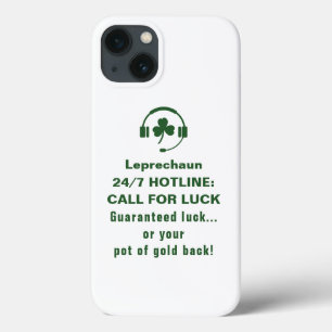 St. Patrick's Day, lustiger Text Leprechaun Hotlin Case-Mate iPhone Hülle