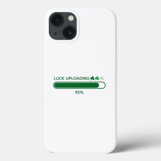 St. Patrick's Day, lustiges Text Glück laden Case-Mate iPhone Hülle (Rückseite)