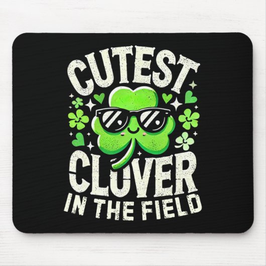 St Patricks Day Mädchen Kleinkind Jungen Süßester  Mousepad (Vorne)