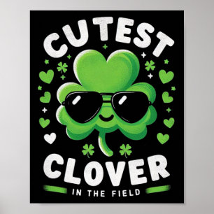 St Patricks Day Mädchen Kleinkind Jungen Süßestes  Poster
