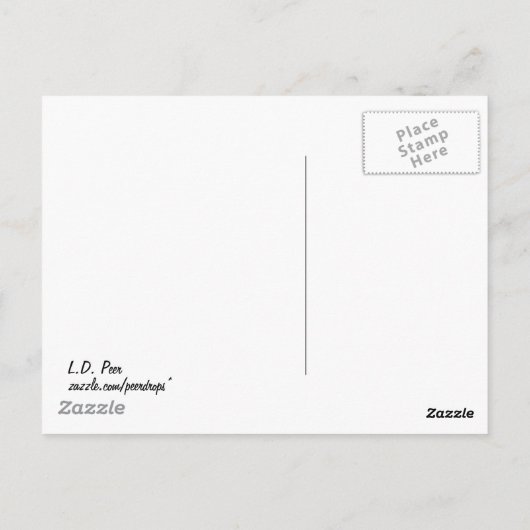 St. Patrick's Day - Magic Kleeblatts Postkarte (Rückseite)