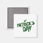 St. Patrick's Day 🍀 Magnet (Vorderseite/Rückseite)