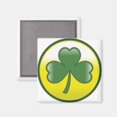 St. Patrick's Day 🍀 Magnet (Vorderseite/Rückseite)