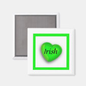 St. Patrick's Day Magnet (Vorderseite/Rückseite)