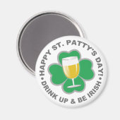 St. Patrick's Day Magnet (Vorderseite/Rückseite)
