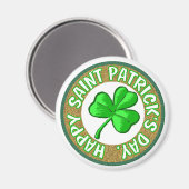 St. Patricks Day Magnet. Magnet (Vorderseite/Rückseite)