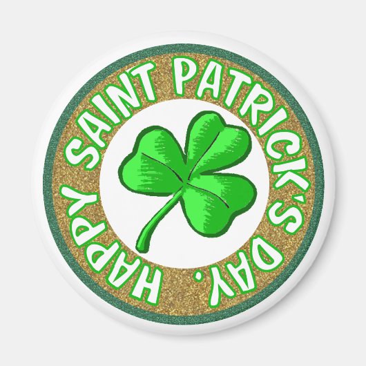 St. Patricks Day Magnet. Magnet (Vorne)