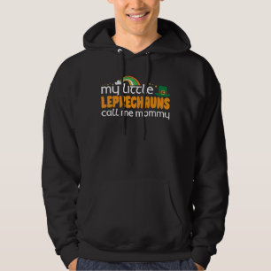 St Patrick's Day Mama Mommy's Lucky Charm Irish Mo Hoodie