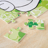 St. Patrick's Day Maneki Neko (Lucky Cat) Puzzle (Seite)