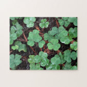 St Patrick's Day März Madness Clover Puzzle (Horizontal)