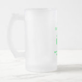 St. Patrick's Day Mattglas Bierglas (Links)