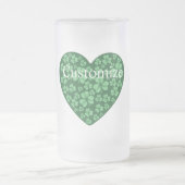 St. Patrick's Day Mattglas Bierglas (Mittel)