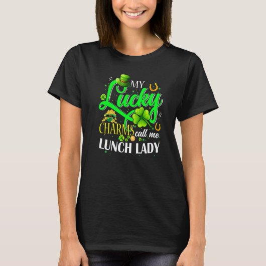 St Patricks Day Meine Glückssträhne nennen mich Lu T-Shirt (Vorderseite)