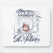 St Patricks Day Meme Mousepad (Vorne)