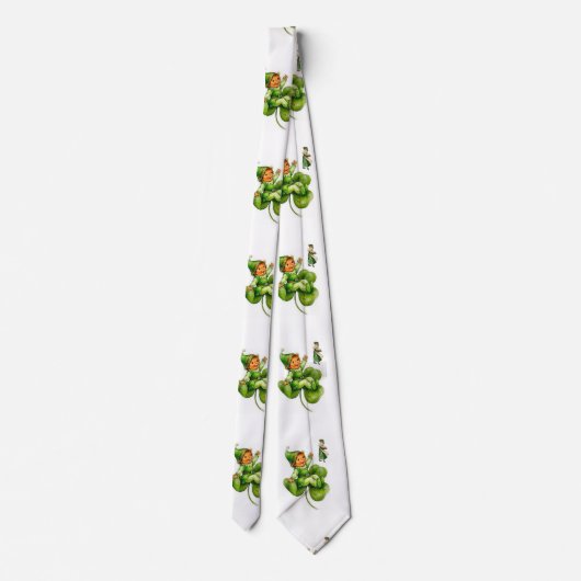 St. Patrick's Day Men Designer Krawatte (Rückseite)