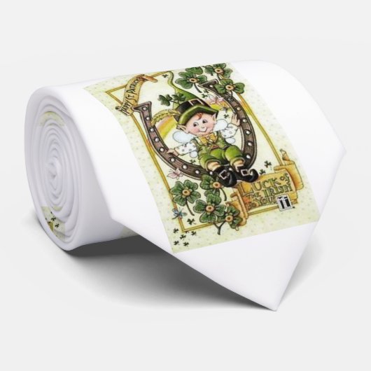 St. Patrick's Day Men Designer Krawatte (Gerollt)