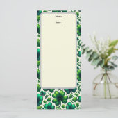 St. Patricks Day-Menü Menükarte (Stehend Vorderseite)